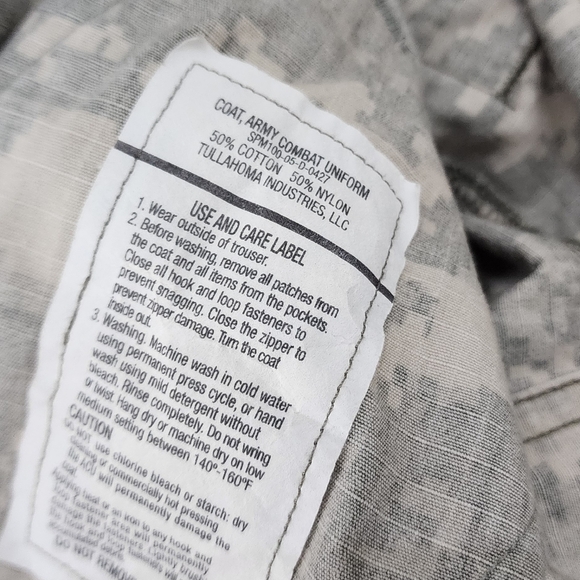 US Army Camo Jacket unisex small - Picture 7 of 9